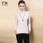 YuooMuoo Women Turtleneck Pullover Winter Cashmere Sweater