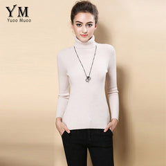 YuooMuoo Women Turtleneck Pullover Winter Cashmere Sweater